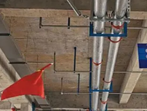 桃城管廊支架的安装方法